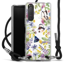 Carry Case Transparent Fabric black/silver