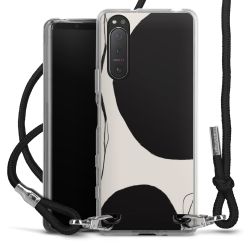 Carry Case Transparent Fabric black/silver