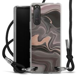 Carry Case Transparent Fabric black/silver