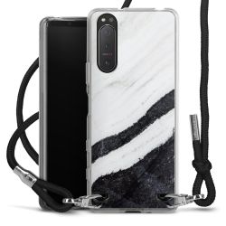 Carry Case Transparent Fabric black/silver