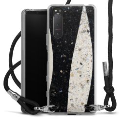 Carry Case Transparent Fabric black/silver