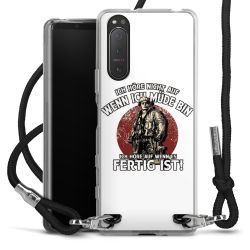 Carry Case Stoff schwarz/silber