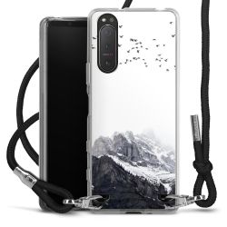 Carry Case Transparent Fabric black/silver