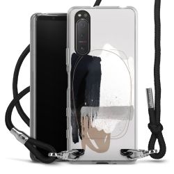 Carry Case Transparent Fabric black/silver