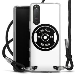 Carry Case Transparent Fabric black/silver