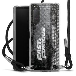 Carry Case Transparent Fabric black/silver