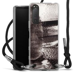 Carry Case Transparent Fabric black/silver