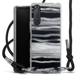 Carry Case Transparent Fabric black/silver