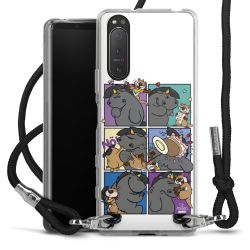 Carry Case Stoff schwarz/silber