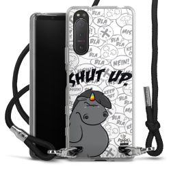 Carry Case Stoff schwarz/silber