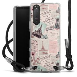 Carry Case Transparent Fabric black/silver