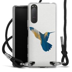 New Carry Case Transparent Stoff schwarz/silber