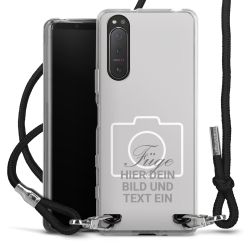 Carry Case Stoff schwarz/silber