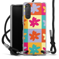 New Carry Case Transparent Stoff schwarz/silber