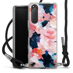 New Carry Case Transparent Stoff schwarz/silber