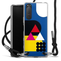 New Carry Case Transparent Stoff schwarz/silber