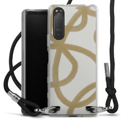 New Carry Case Transparent Stoff schwarz/silber