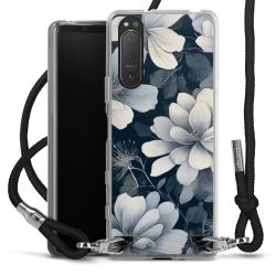 New Carry Case Transparent Stoff schwarz/silber