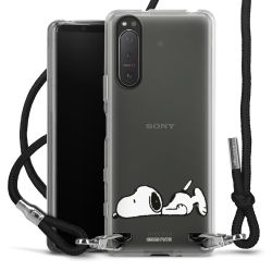 New Carry Case Transparent Stoff schwarz/silber