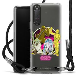 New Carry Case Transparent Stoff schwarz/silber