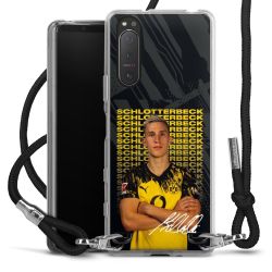 New Carry Case Transparent Stoff schwarz/silber