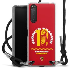 New Carry Case Transparent Stoff schwarz/silber