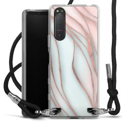 New Carry Case Transparent Stoff schwarz/silber