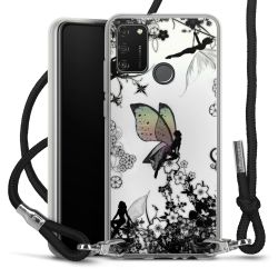 Carry Case Transparent Fabric black/silver