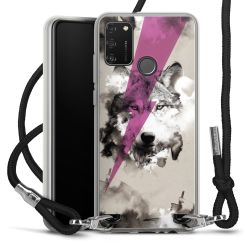 Carry Case Transparent Fabric black/silver