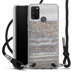 Carry Case Transparent Fabric black/silver