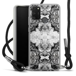 Carry Case Transparent Fabric black/silver