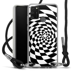 Carry Case Transparent Fabric black/silver