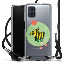 New Carry Case Transparent Stoff schwarz/silber