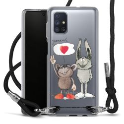 New Carry Case Transparent Stoff schwarz/silber