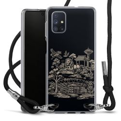 Carry Case Stoff schwarz/silber