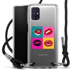 New Carry Case Transparent Stoff schwarz/silber