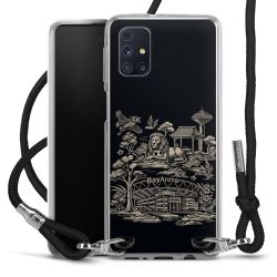 Carry Case Stoff schwarz/silber