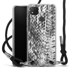 Carry Case Transparent Fabric black/silver