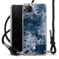 New Carry Case Transparent Stoff schwarz/silber