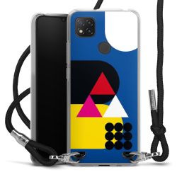 New Carry Case Transparent Stoff schwarz/silber