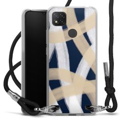 New Carry Case Transparent Stoff schwarz/silber