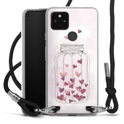 Carry Case Transparent Fabric black/silver