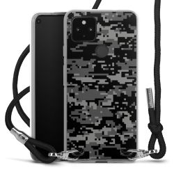 Carry Case Transparent Fabric black/silver