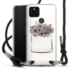 Carry Case Transparent Fabric black/silver