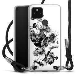 Carry Case Transparent Fabric black/silver