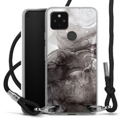 Carry Case Transparent Fabric black/silver