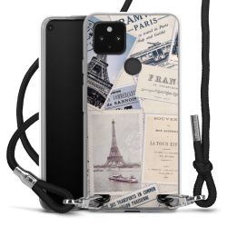 Carry Case Transparent Fabric black/silver