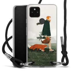 New Carry Case Transparent Stoff schwarz/silber