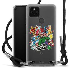 New Carry Case Transparent Stoff schwarz/silber