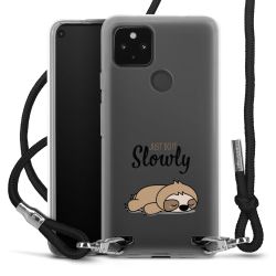 New Carry Case Transparent Stoff schwarz/silber